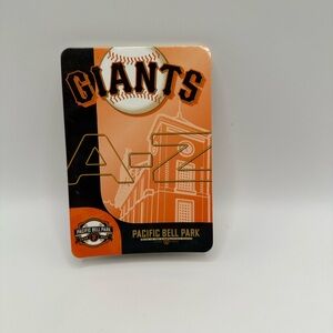 Vintage 2000 San Francisco Giants Baseball Pacific Bell Park Inaugural Guide